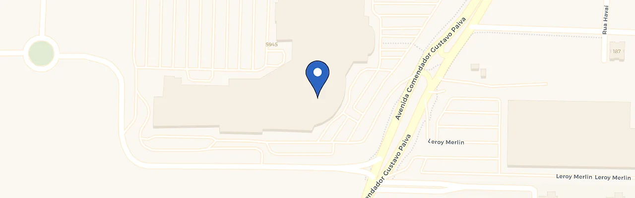 Mapa da estação Porsche - Parque Shopping Maceió