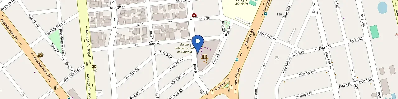 Mapa da estação Shopping Bouganville