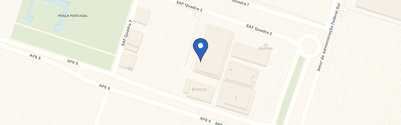 Mapa da estação Via Office
