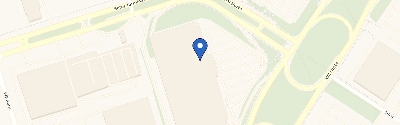 Mapa da estação Assaí Atacadista - Asa Norte