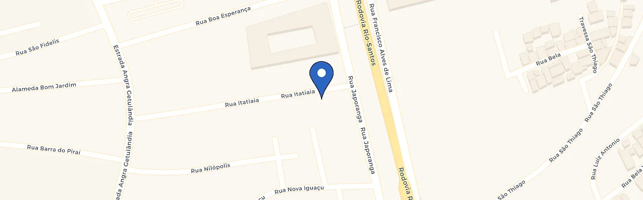 Mapa da estação Posto Costa Verde - Vale Do Café