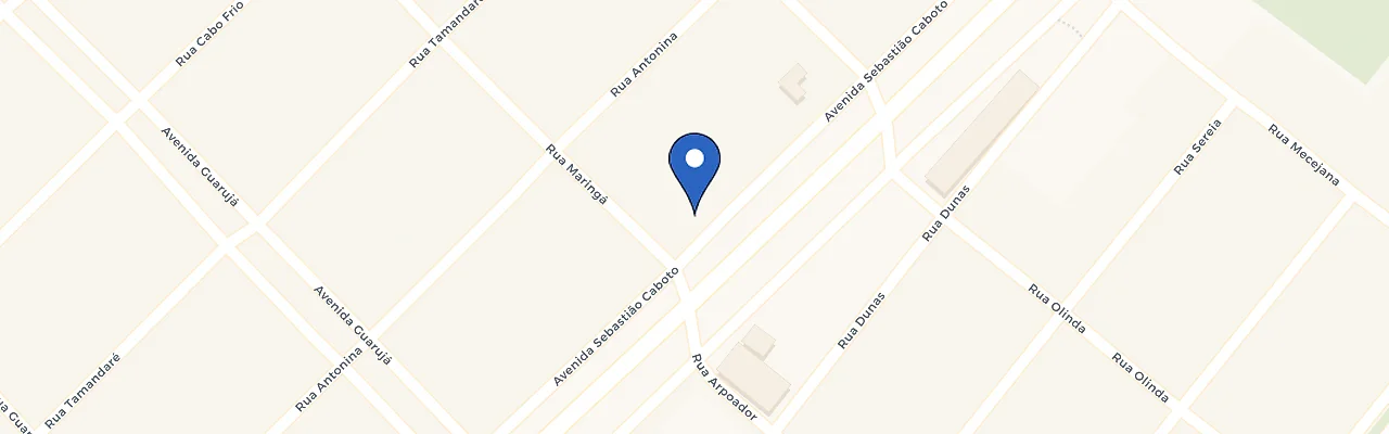 Mapa da estação Pontal Led
