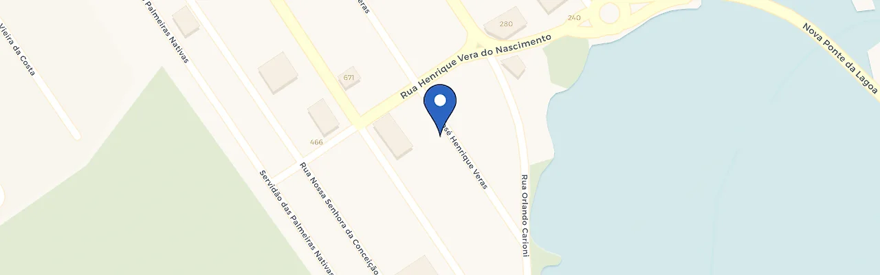 Mapa da estação Hospedaria Da Lagoa