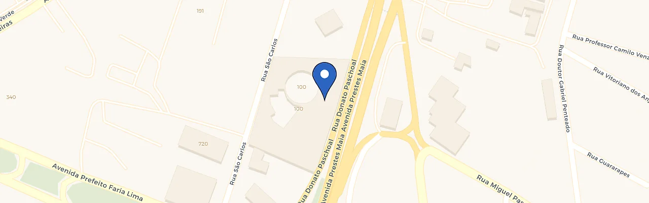 Mapa da estação Power2Go - Hoteis Vila Rica