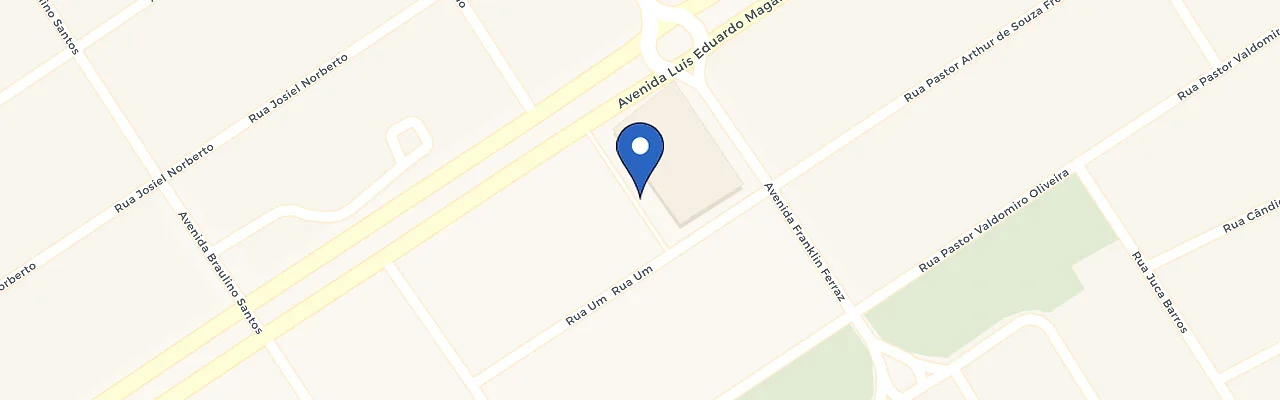 Mapa da estação Supermercado Santo Antônio