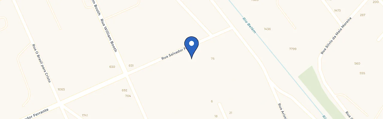 Mapa da estação Alumínios Alumifix
