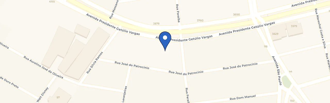 Mapa da estação Posto GEF Centro