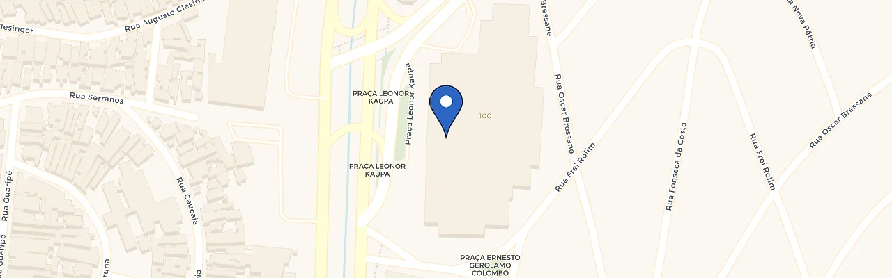 Mapa da estação Shopping Plaza Sul