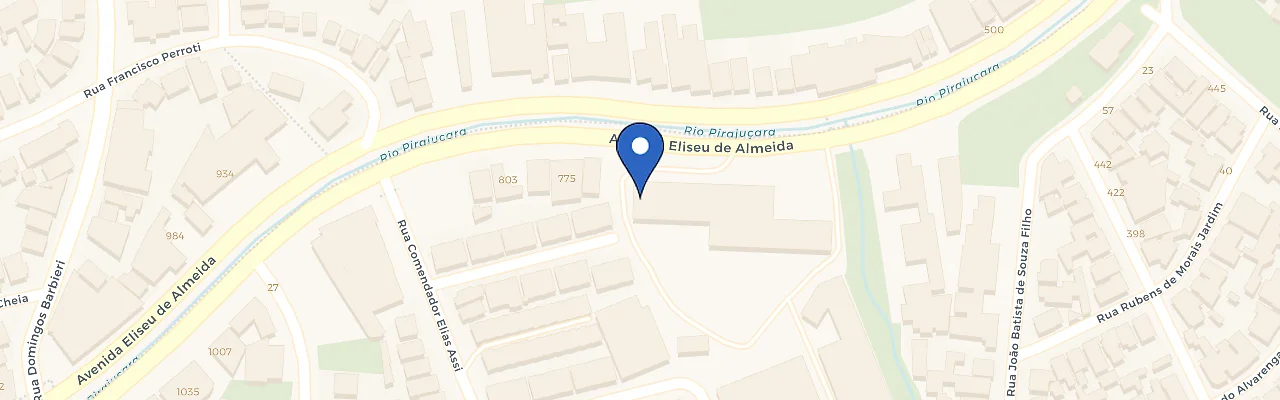 Mapa da estação Nissan Carrera - Av. Eliseu De Almeida