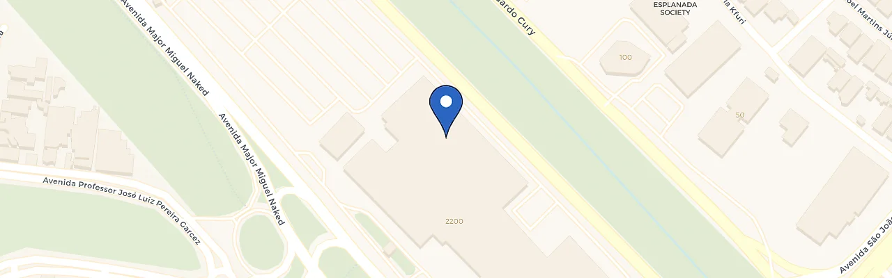 Mapa da estação Volvo Colinas Shopping