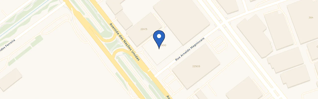 Mapa da estação Tókio Nissan Nações Unidas