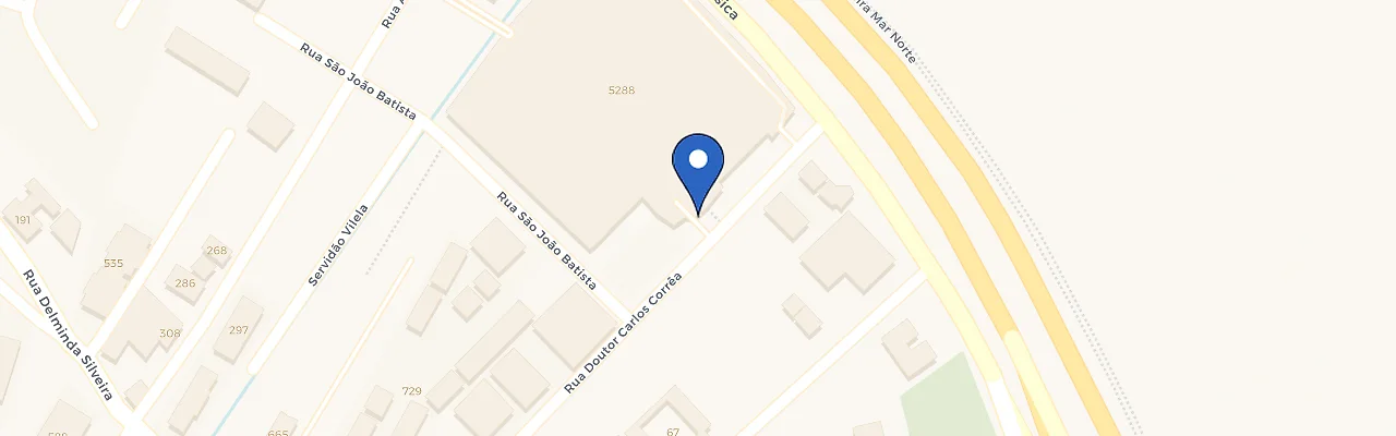 Mapa da estação Angeloni - Beiramar