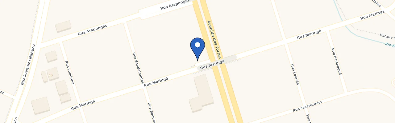 Mapa da estação BYD São José Dos Pinhais