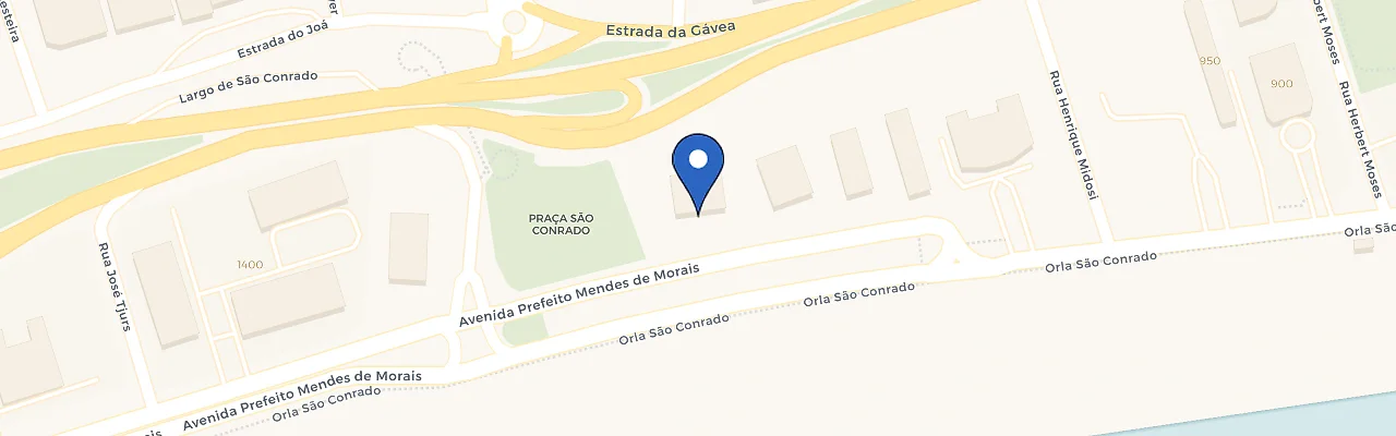 Mapa da estação Condomínio Mar Azul