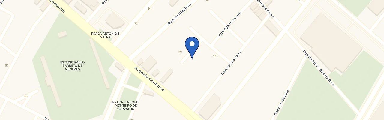 Mapa da estação Astecom Etiquetas & Balanças