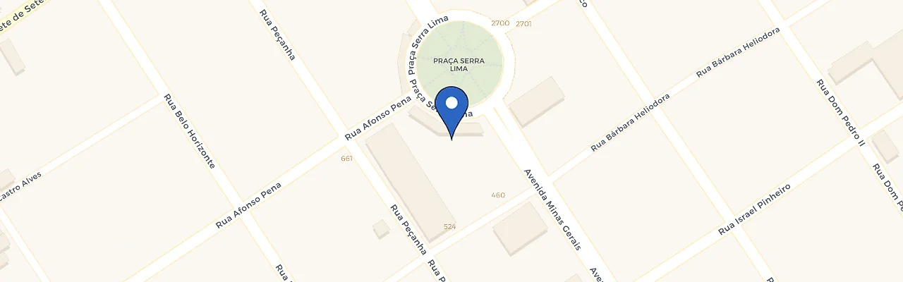 Mapa da estação Hotel Realminas