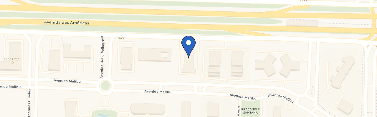 Mapa da estação Condomínio Barra First