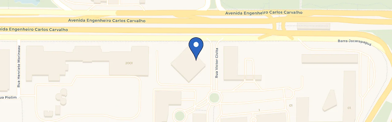 Mapa da estação Dimension Office Park