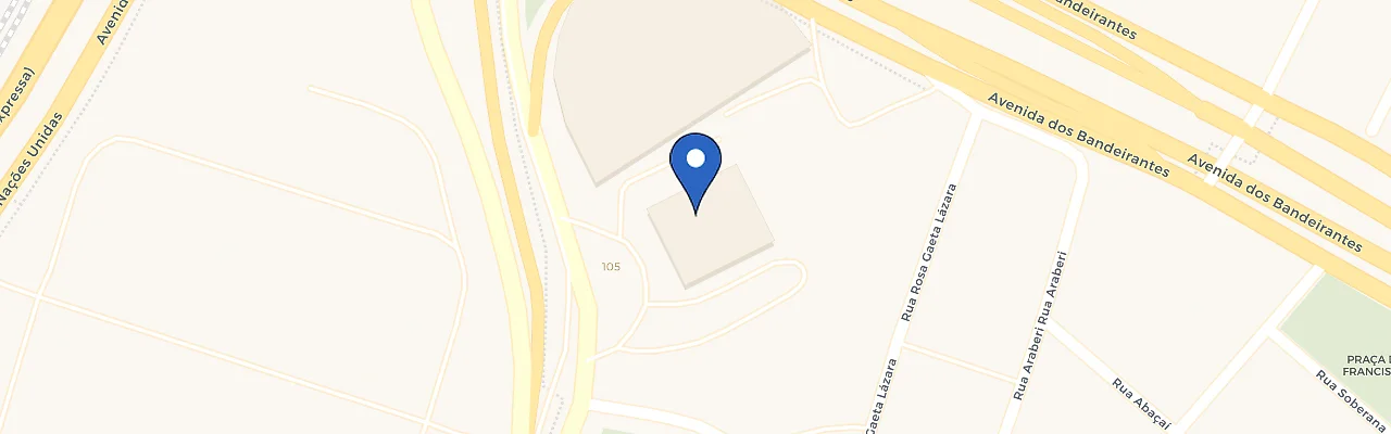Mapa da estação Berrini One