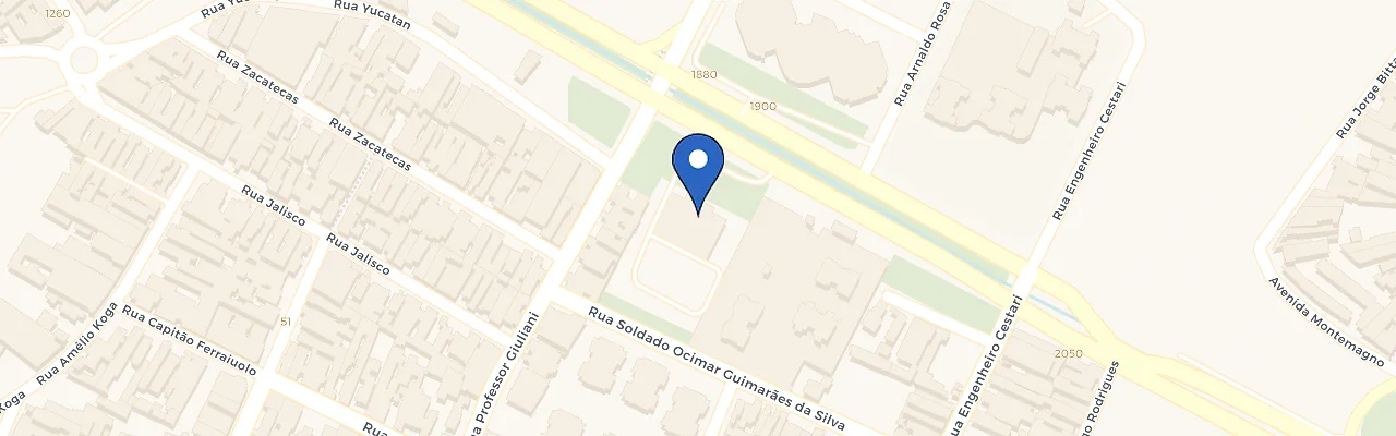 Mapa da estação Condomínio Anália Business Center