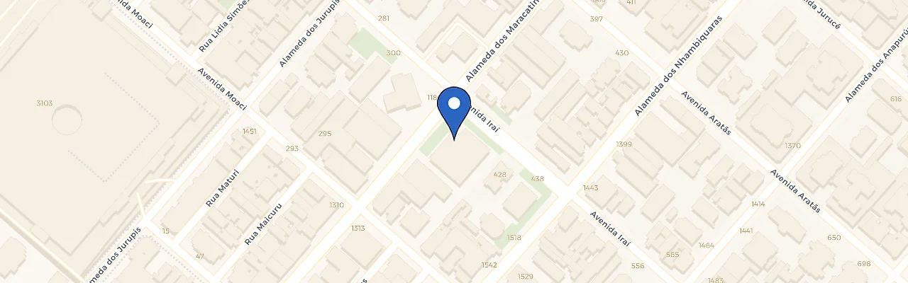 Mapa da estação Edificio Superia Moema