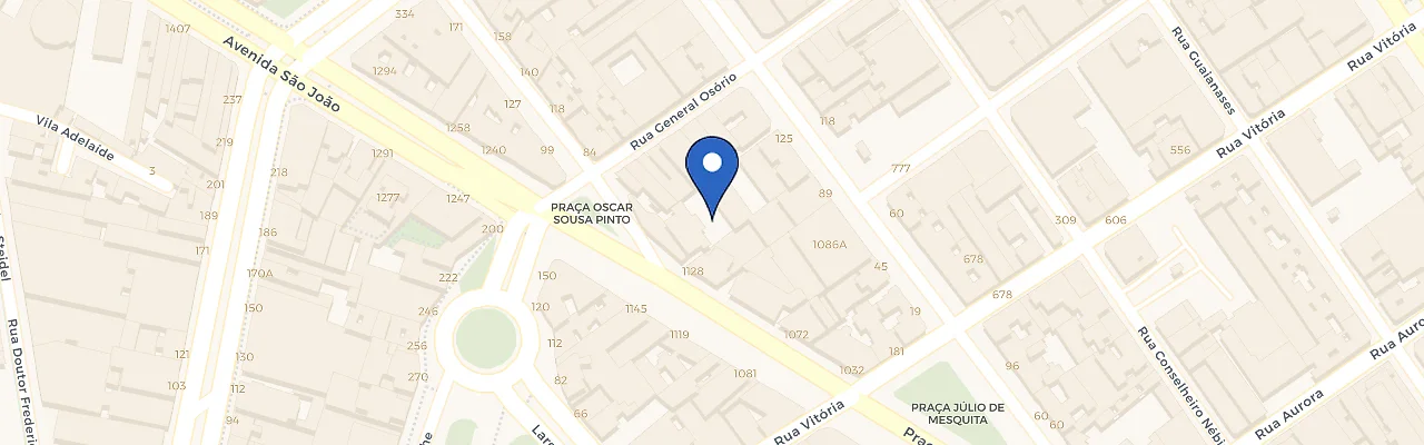 Mapa da estação Ibis Budget Sp Centro São João
