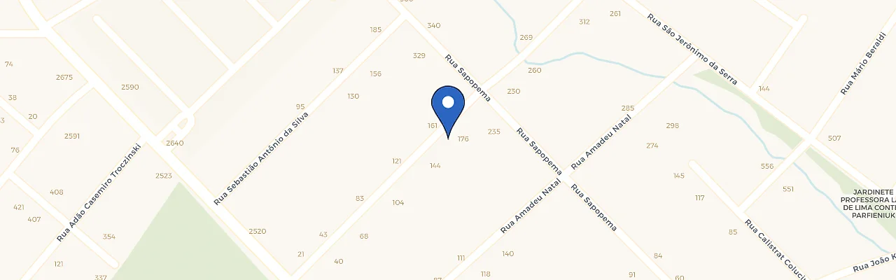 Mapa da estação Rua Izidoro Wosch, 161