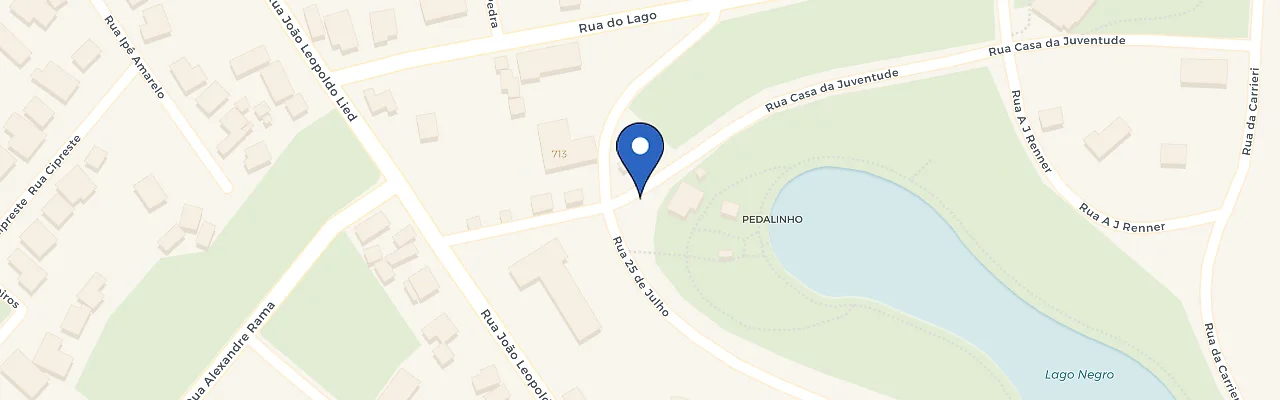Mapa da estação Lago Negro
