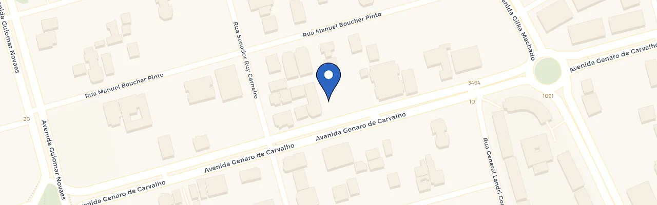 Mapa da estação Condomínio Paulo Marcos