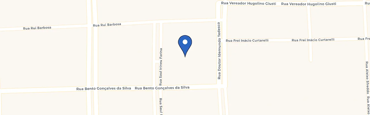 Mapa da estação Hospital Comunitário São Peregrino Laziozzi