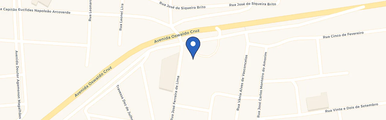 Mapa da estação Evoluz Recarga - Posto Serrano Arcoverde