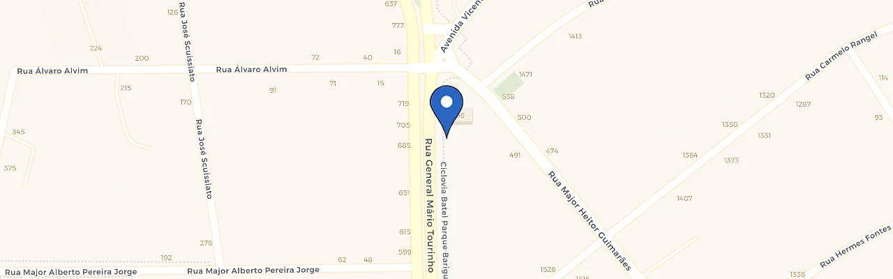 Mapa da estação Cia Charge - Curitiba