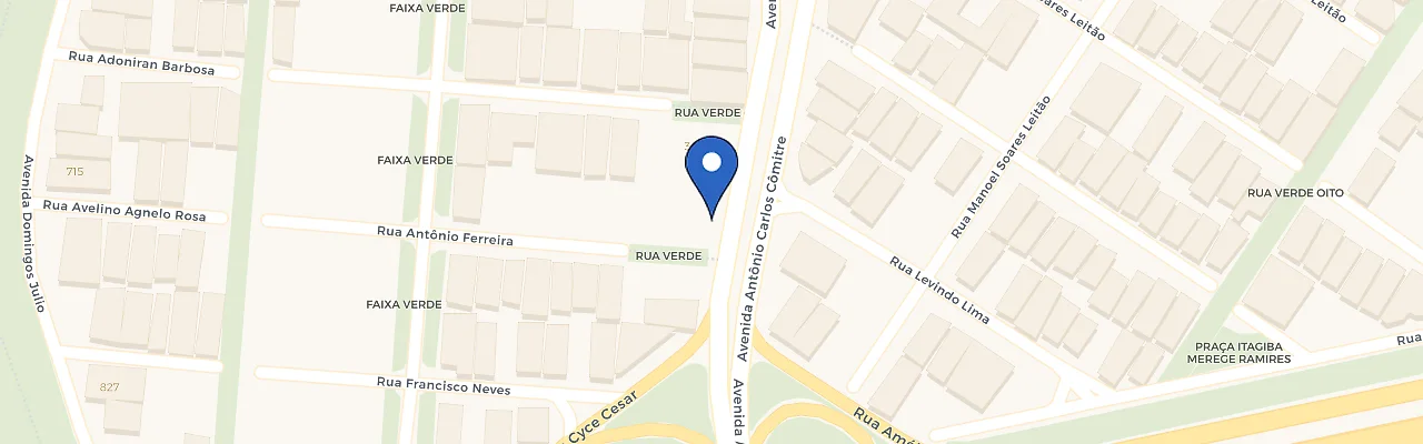 Mapa da estação DSA-X Sorocaba