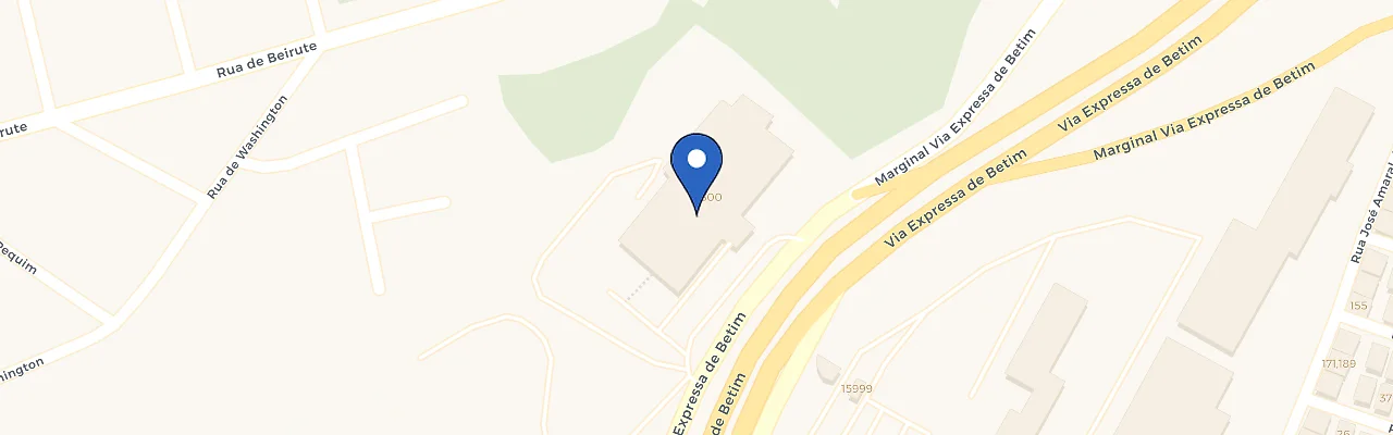 Mapa da estação Hospital MaterDei Betim