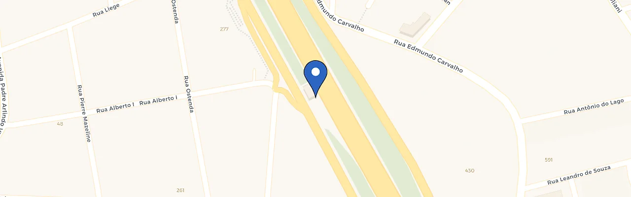 Mapa da estação Posto Policia Militar Rodoviária