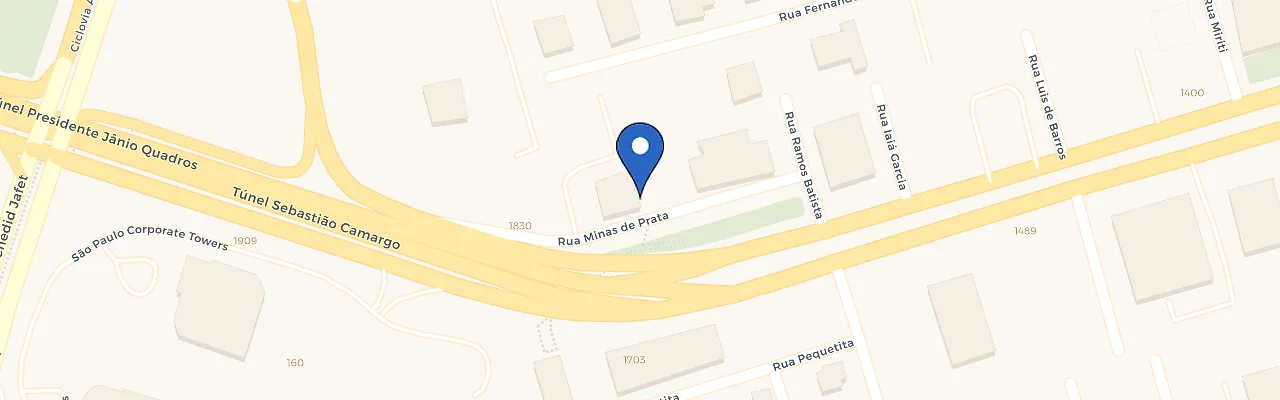 Mapa da estação Zletric Edifício Comercial Spazio Jk