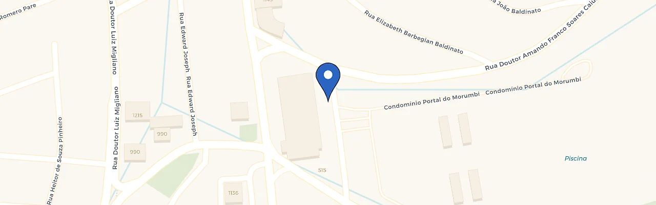 Mapa da estação Shopping Portal Do Morumbi