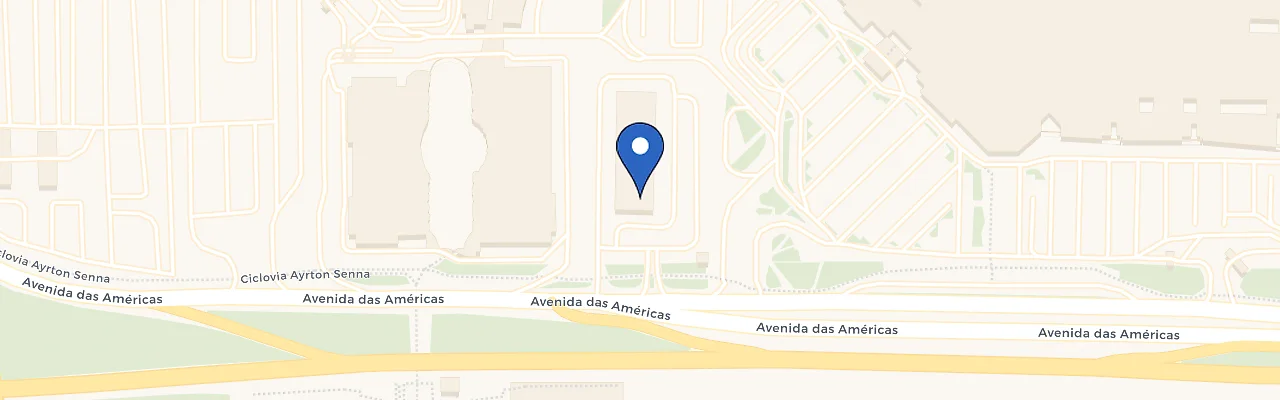 Mapa da estação Centro Profissional Barra Shopping