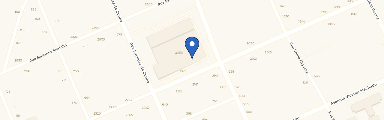 Mapa da estação Angeloni Bigorrilho