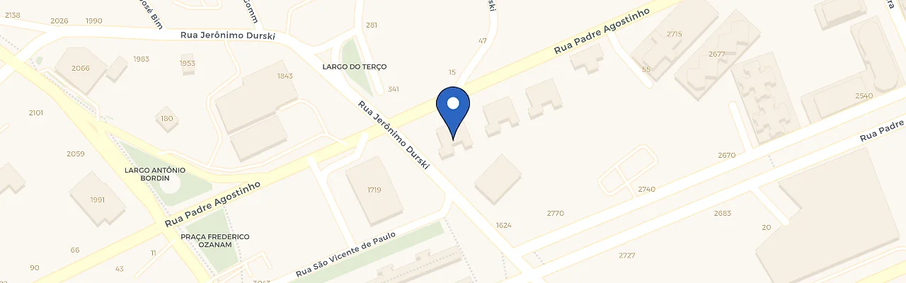 Mapa da estação Angeloni Champagnat
