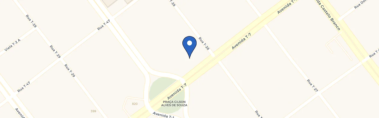 Mapa da estação Laboratório Unimed
