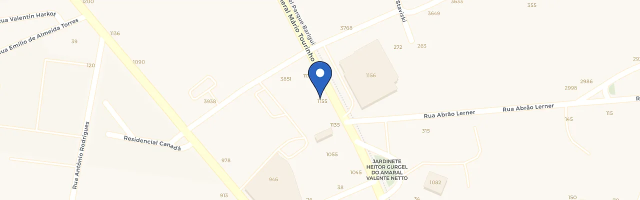 Mapa da estação BYD - Mário Tourinho