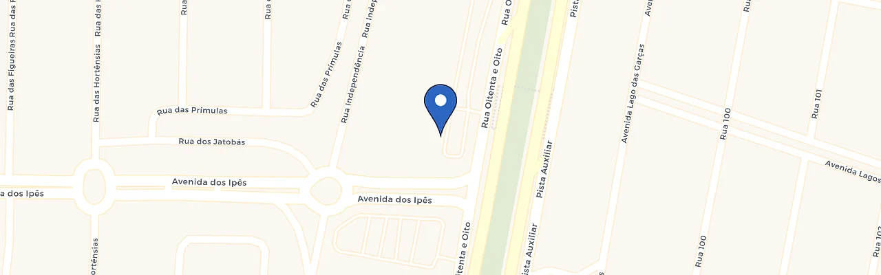 Mapa da estação Portal Sul Shopping