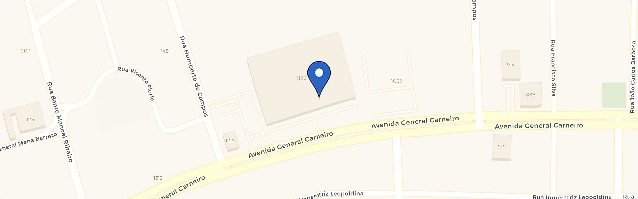 Mapa da estação Tauste General Carneiro
