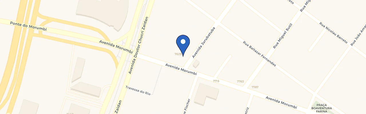 Mapa da estação Jeep Dealer Bexp Brooklin