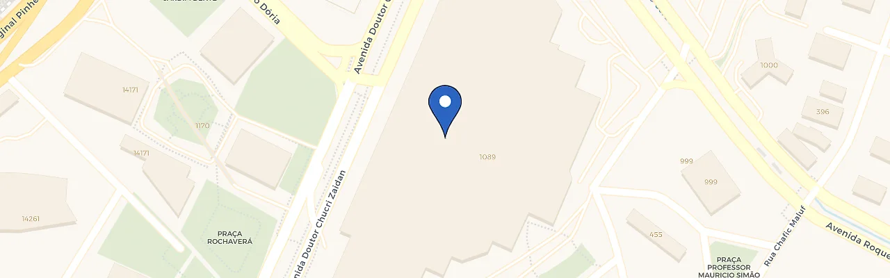 Mapa da estação Morumbi Shopping