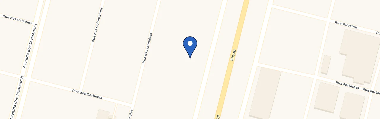 Mapa da estação Concessionária Nissan