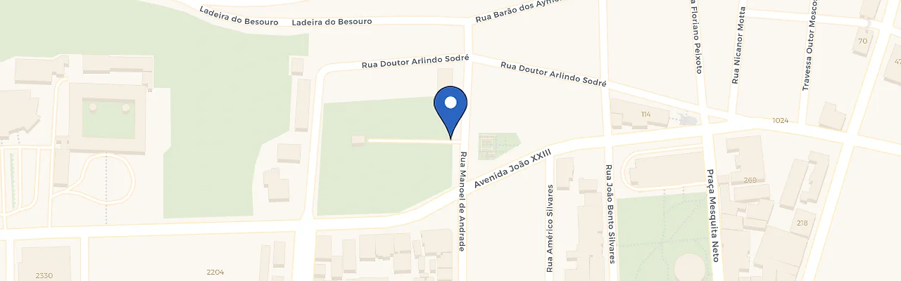 Mapa da estação São Mateus