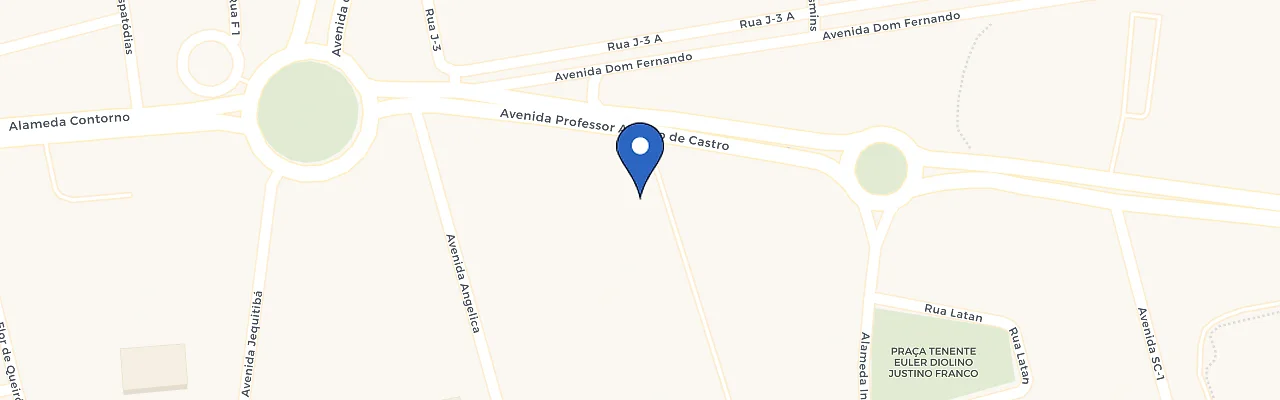 Mapa da estação Atacadao Costa - Parque Das Laranjeiras