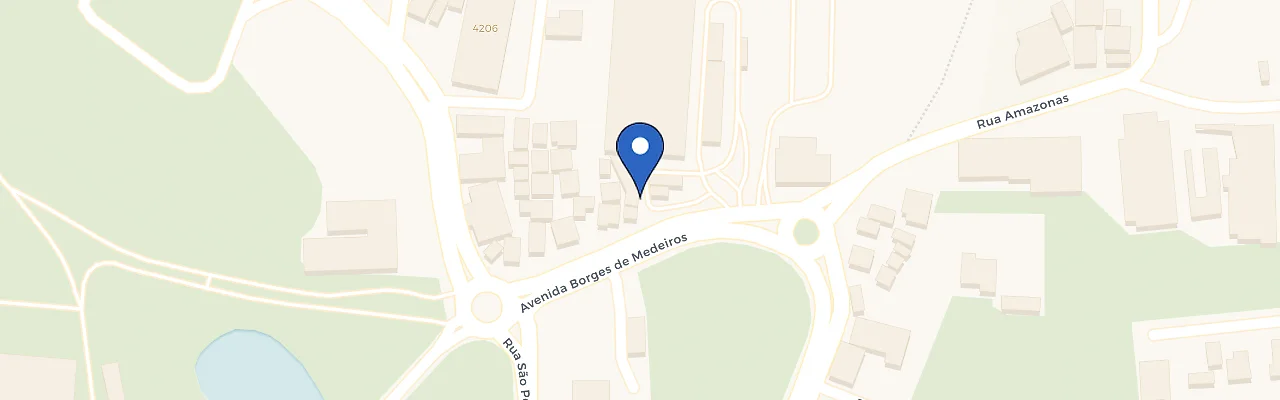 Mapa da estação Rissul Supermercado